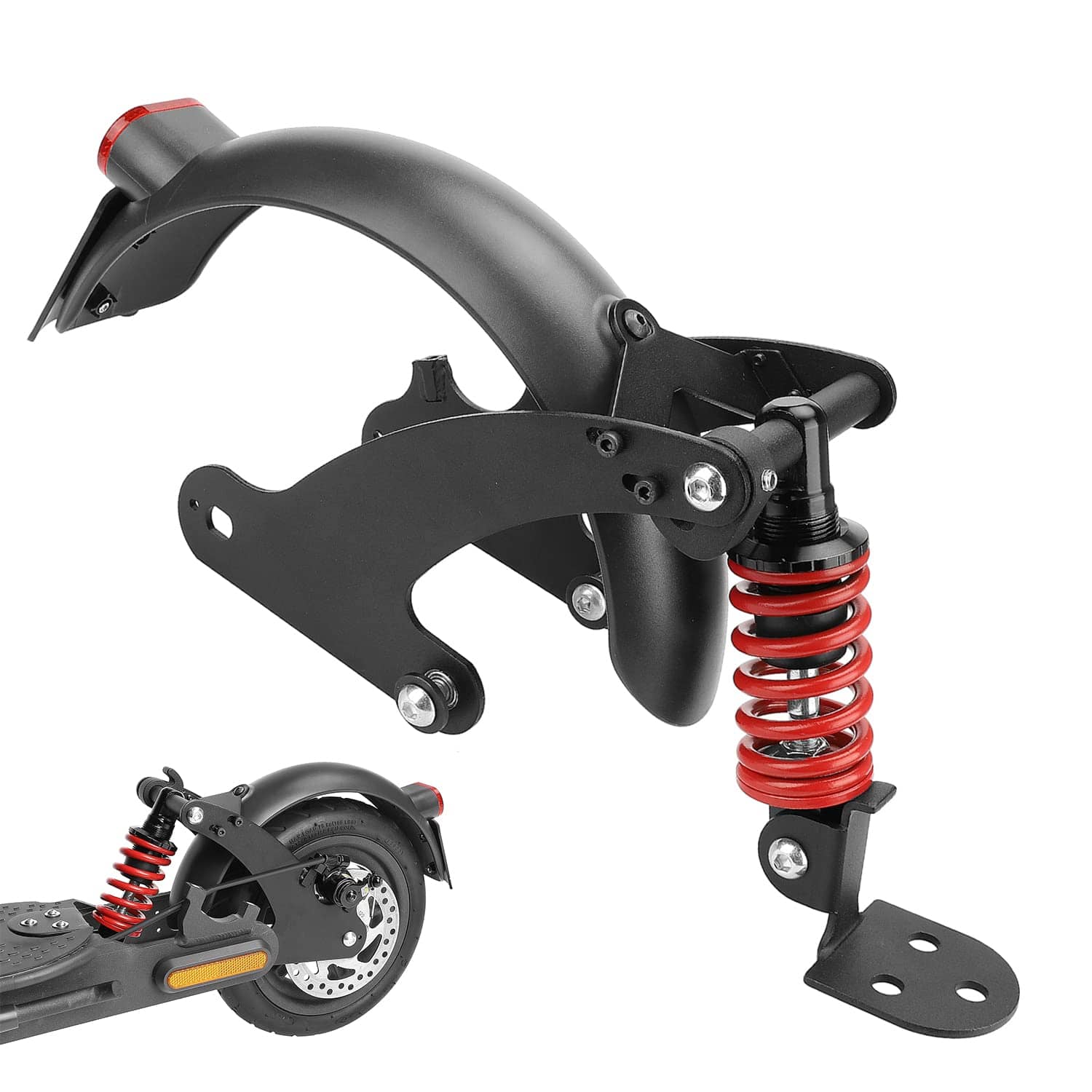 Moped Rear ulip Electric Scooter Rear Suspension Kit Shock Absorber Fender Tailli ...