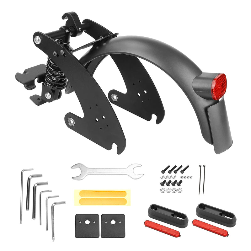 Load image into Gallery viewer, ulip Rear Suspension Upgrade Kit Shock Absorber for Segway Ninebot Max G30 G30LP G30E Electric Scooters with Rear Fender and Large Taillight
