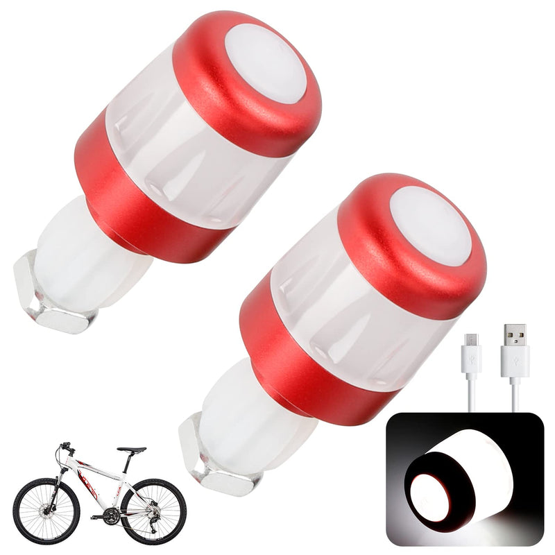 갤러리 뷰어에 이미지 로드, ulip Bicycle Turn Signals USB Rechargeable Direction Indicator Adjustable Diameter Blinkers for Bikes and Electric Scooters
