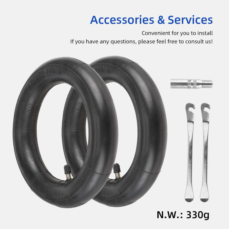 ulip (2-Pack) 8.5 inch Inner Tube 50/75-6.1 Thick Scooter Tube