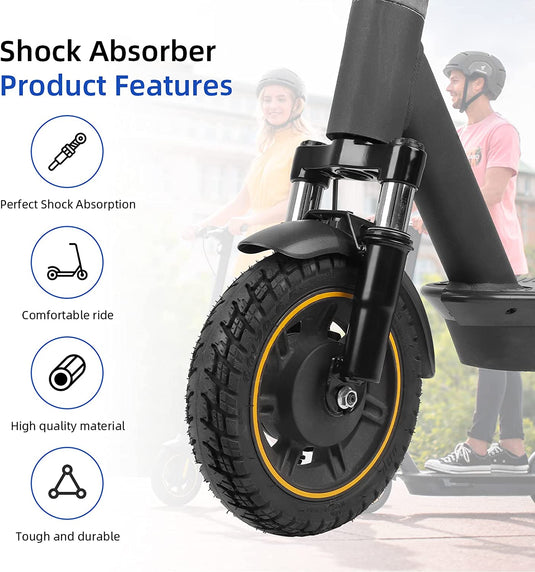 ulip Front Suspension Kit-Shock Absorber with Adjustable Kickstand Parking Stand Accessories for Segway Ninebot Max G30 G30LP G30E G30D Electric Scooters.