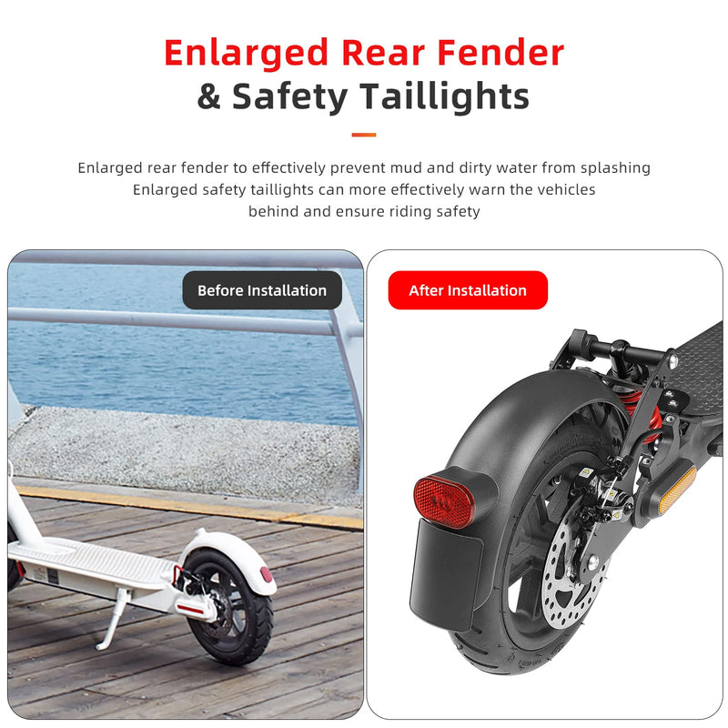 Load image into Gallery viewer, ulip Electric Scooter Rear Suspension Kit Shock Absorber Fender Taillight Accessories for Xiaomi M365 Pro Pro2 1S MI3 Essential Lite Scooter
