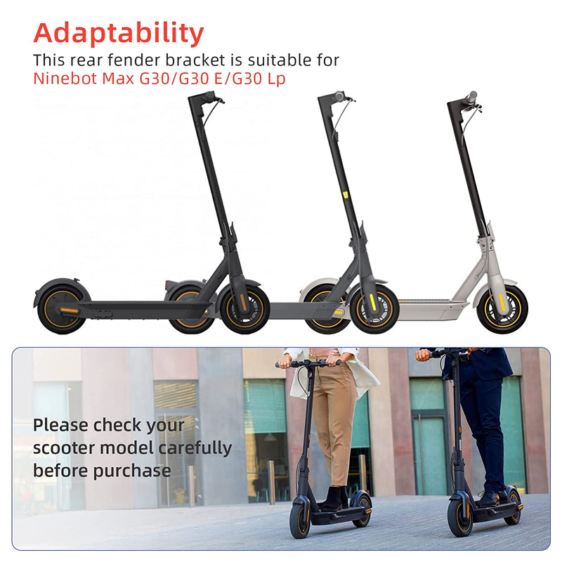 Arrière FENDER Support pour Segway Ninebot Max G30 Arrière FENDER Support pour Segway Ninebot Max G30
