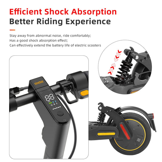 ulip Rear Suspension Upgrade Kit Shock Absorber for Segway Ninebot Max G30 G30LP G30E Electric Scooters with Rear Fender and Large Taillight