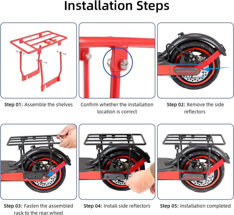 Hover Rack Rear Cargo Rack for Xiaomi M365 Pro & Hover-1 Journey | ULIP – Ulip store