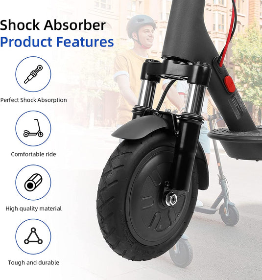 ulip Front Suspension Kit-Shock Absorber with Adjustable Kickstand-Mudguard Fender Accessories for Xiaomi M365 Pro Pro2 1S MI3 Essential Lite Electric Scooters.