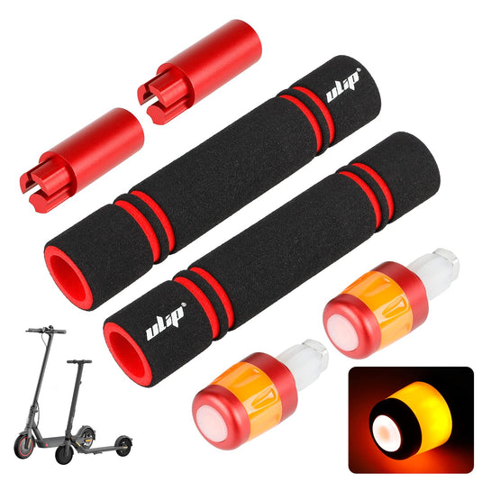ulip Electric Scooter Handlebar Extender Handle Bar Grips Extension-Turn Signals Direction Indicator Lights for Xiaomi M365 Pro Pro2 1S MI3 and Ninebot ES Series