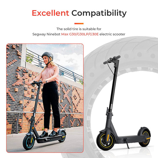 ulip Scooter Solid Tire 10 Inch 10x2.5 Electric Scooter Wheels Replace –  Ulip store
