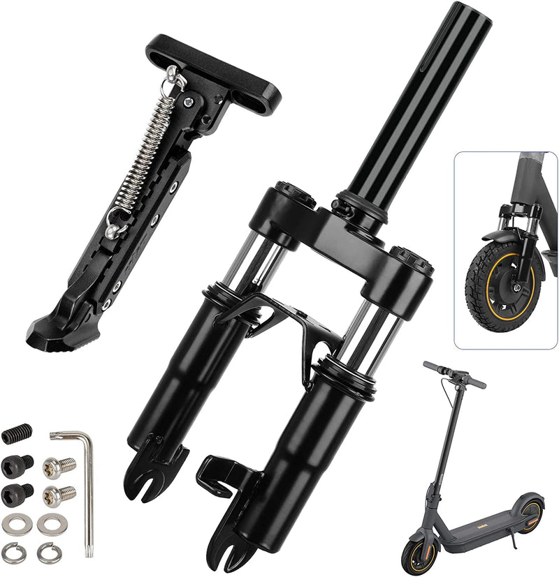 Load image into Gallery viewer, ulip Front Suspension Kit-Shock Absorber with Adjustable Kickstand Parking Stand Accessories for Segway Ninebot Max G30 G30LP G30E G30D Electric Scooters.
