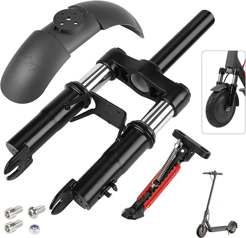 ulip Front Suspension Kit-Shock Absorber with Adjustable Kickstand-Mudguard Fender Accessories for Xiaomi M365 Pro Pro2 1S MI3 Essential Lite Electric Scooters.