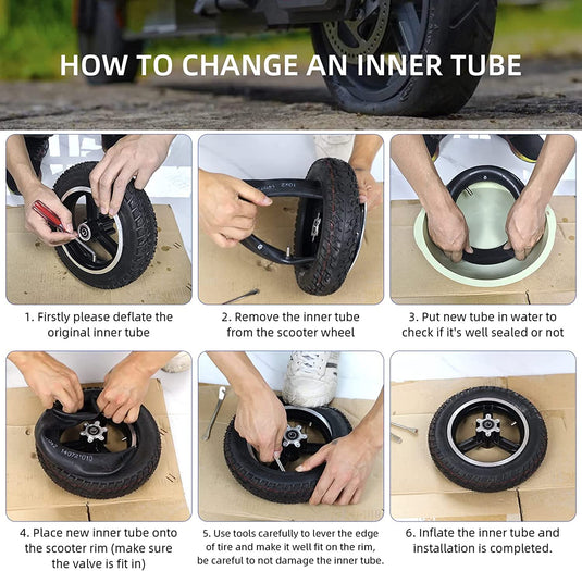 8.5 50/75-6.1,Thickened Tyre Inner Tube Tire+Inner Tube For M365